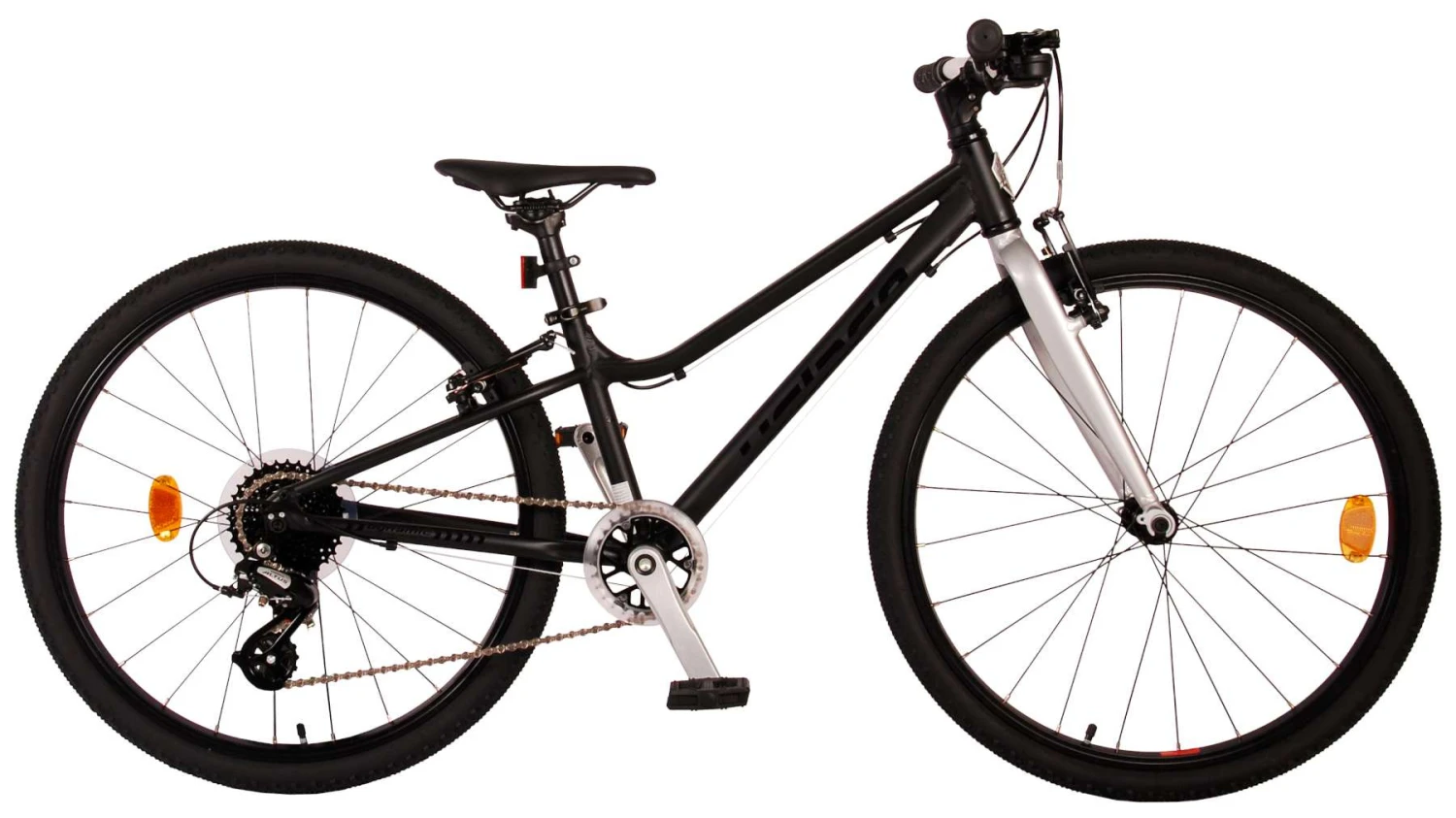Volare Dynamic 24 Inch Boys 8SP Rim Brakes Matte Black