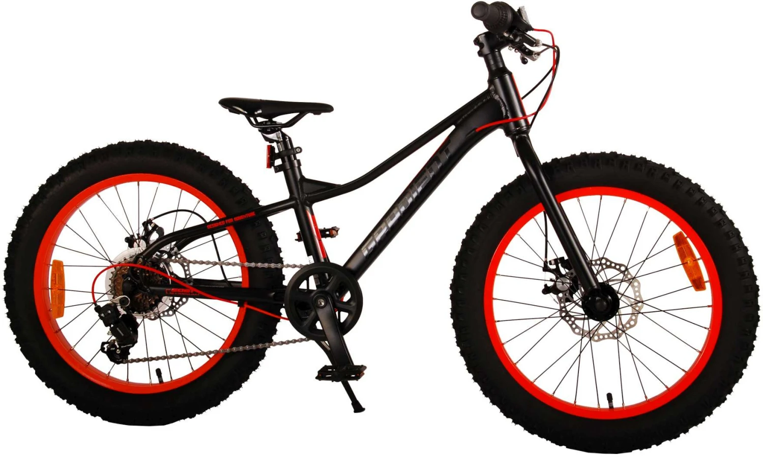 Volare Gradient 20 Inch 28 Cm Boys 6SP Mechanical Disc Brake Black/Red