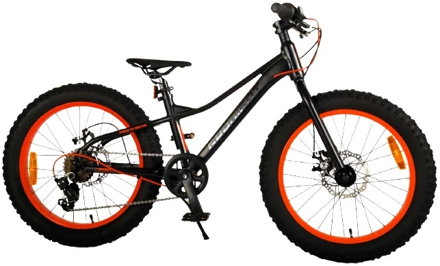 Volare Gradient 24 Inch 31.5 Cm Boys 7SP Mechanical Disc Brake Black/Red