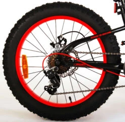 Volare Gradient 24 Inch 31.5 Cm Boys 7SP Mechanical Disc Brake Black/Red -Bicycle Promotion Shop volare gradient 26 inch 42 cm jongens 7v schijfrem zwart 3 964863 1629463836