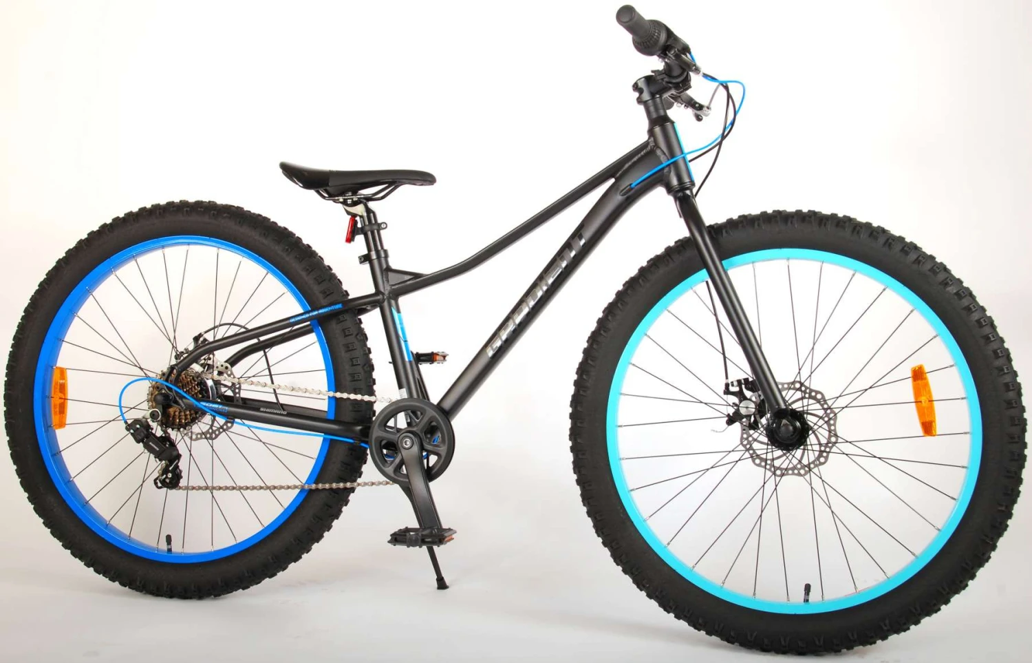 Volare Gradient 26 Inch 36 Cm Boys 7SP Mechanical Disc Brake Black/Blue - Image 2