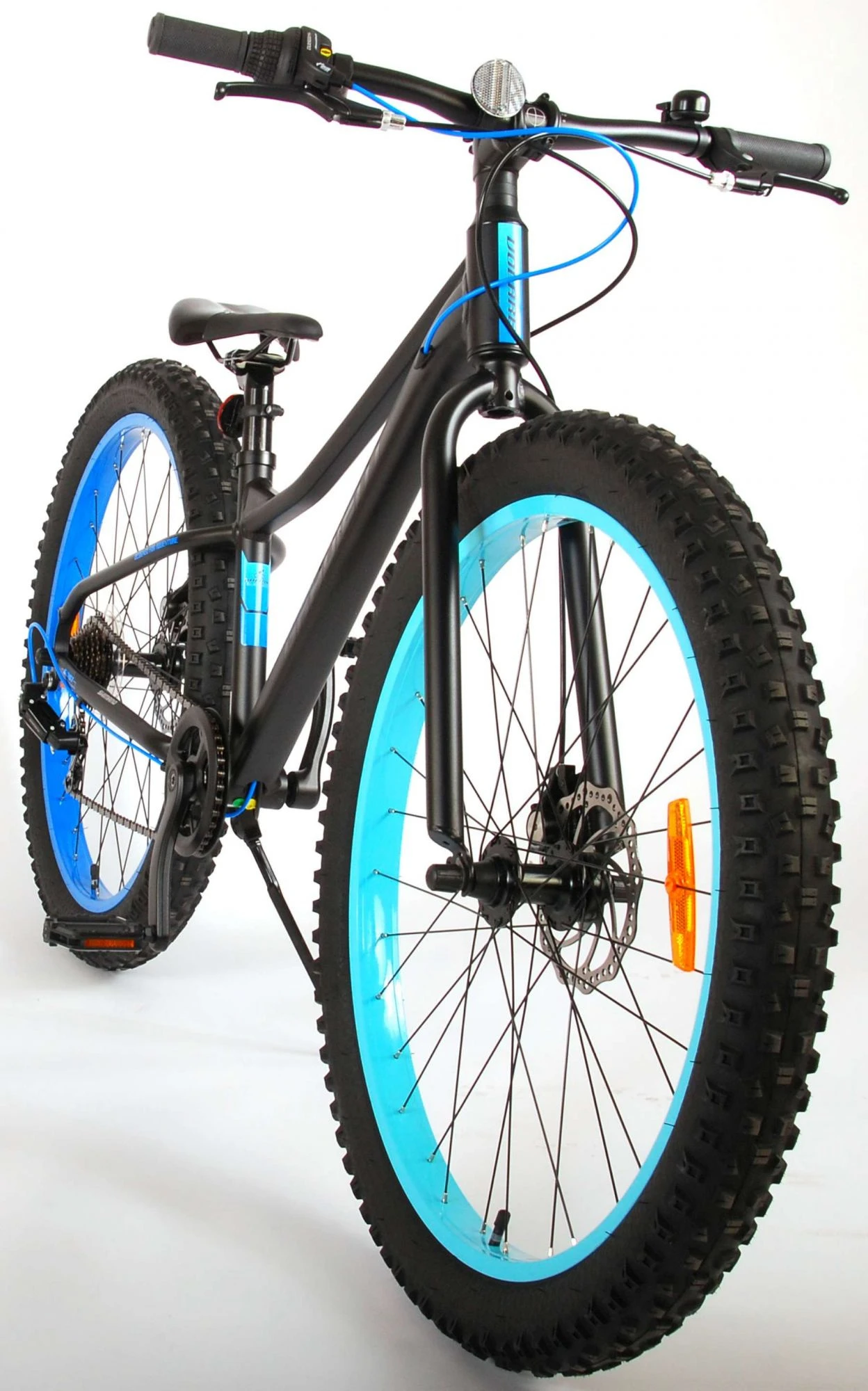 Volare Gradient 26 Inch 36 Cm Boys 7SP Mechanical Disc Brake Black/Blue - Image 6