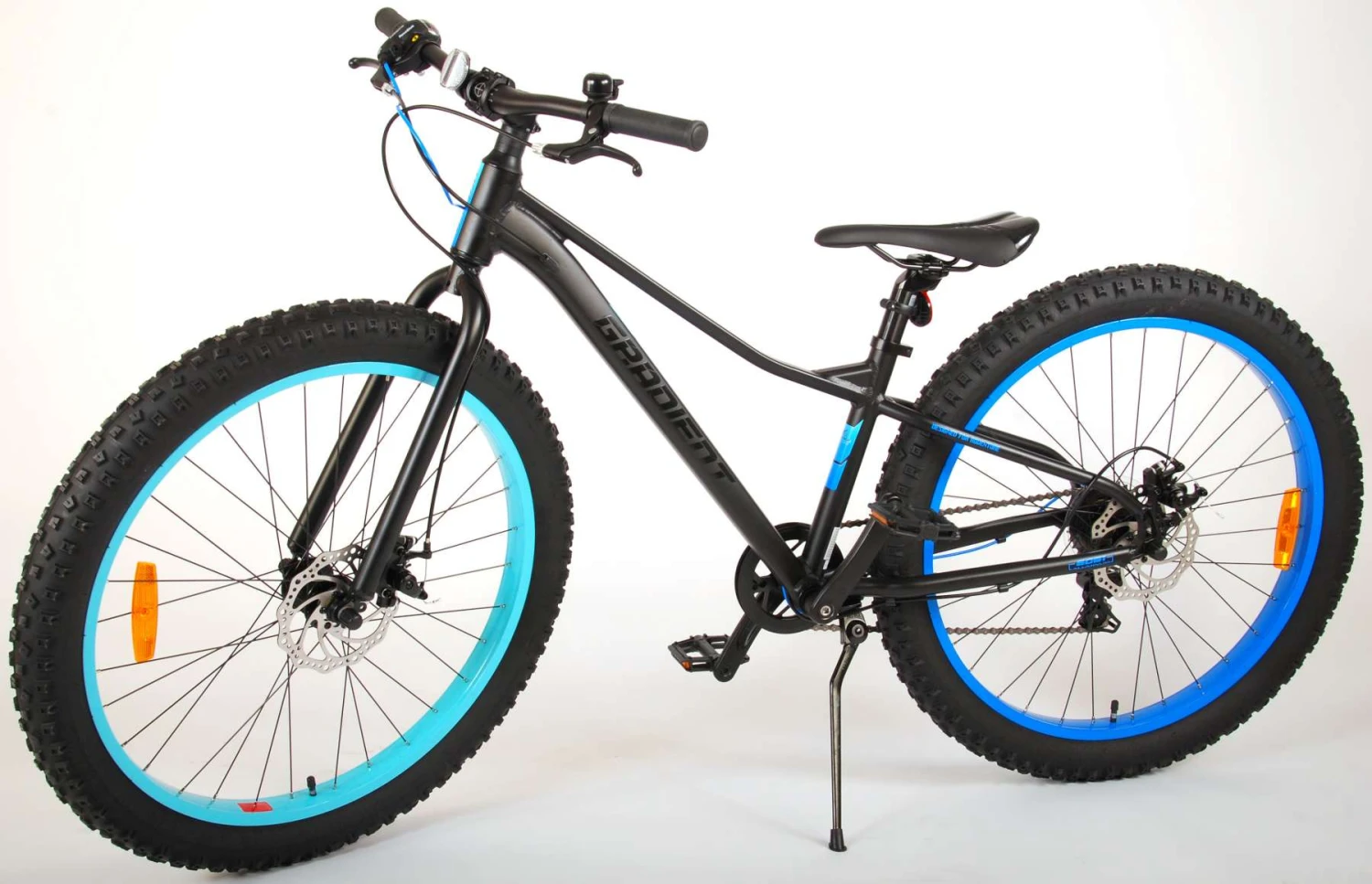 Volare Gradient 26 Inch 36 Cm Boys 7SP Mechanical Disc Brake Black/Blue - Image 10