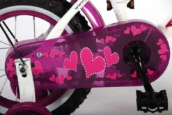 Volare Heart Cruiser 12 Inch 23 Cm Girls Coaster Brake White/Purple -Bicycle Promotion Shop volare heart cruiser 12 inch 215 cm meisjes terugtraprem wit paars 6 290977 20220310122053