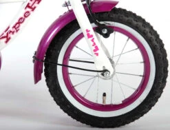 Volare Heart Cruiser 12 Inch 23 Cm Girls Coaster Brake White/Purple -Bicycle Promotion Shop volare heart cruiser 12 inch 215 cm meisjes terugtraprem wit paars 7 290977 20220310122054
