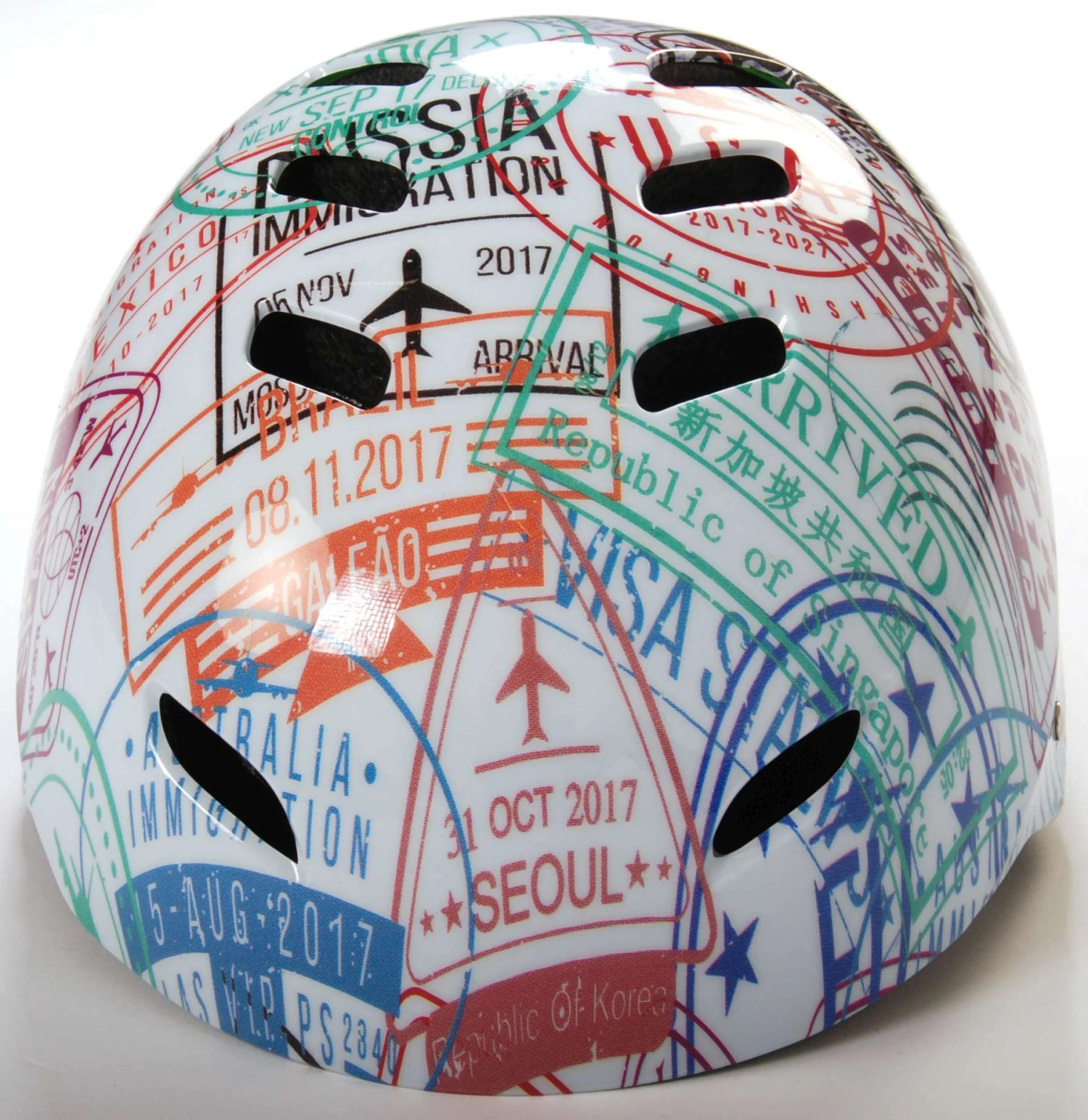 Volare Helmet Travel The World Junior 55-57 Cm Polycarbonate - Image 3