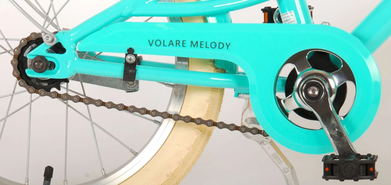 Volare Melody 16 Inch 26 Cm Girls Coaster Brake Turquoise 8 Volare Melody 16 Inch 26 Cm Girls Coaster Brake Turquoise - Image 8