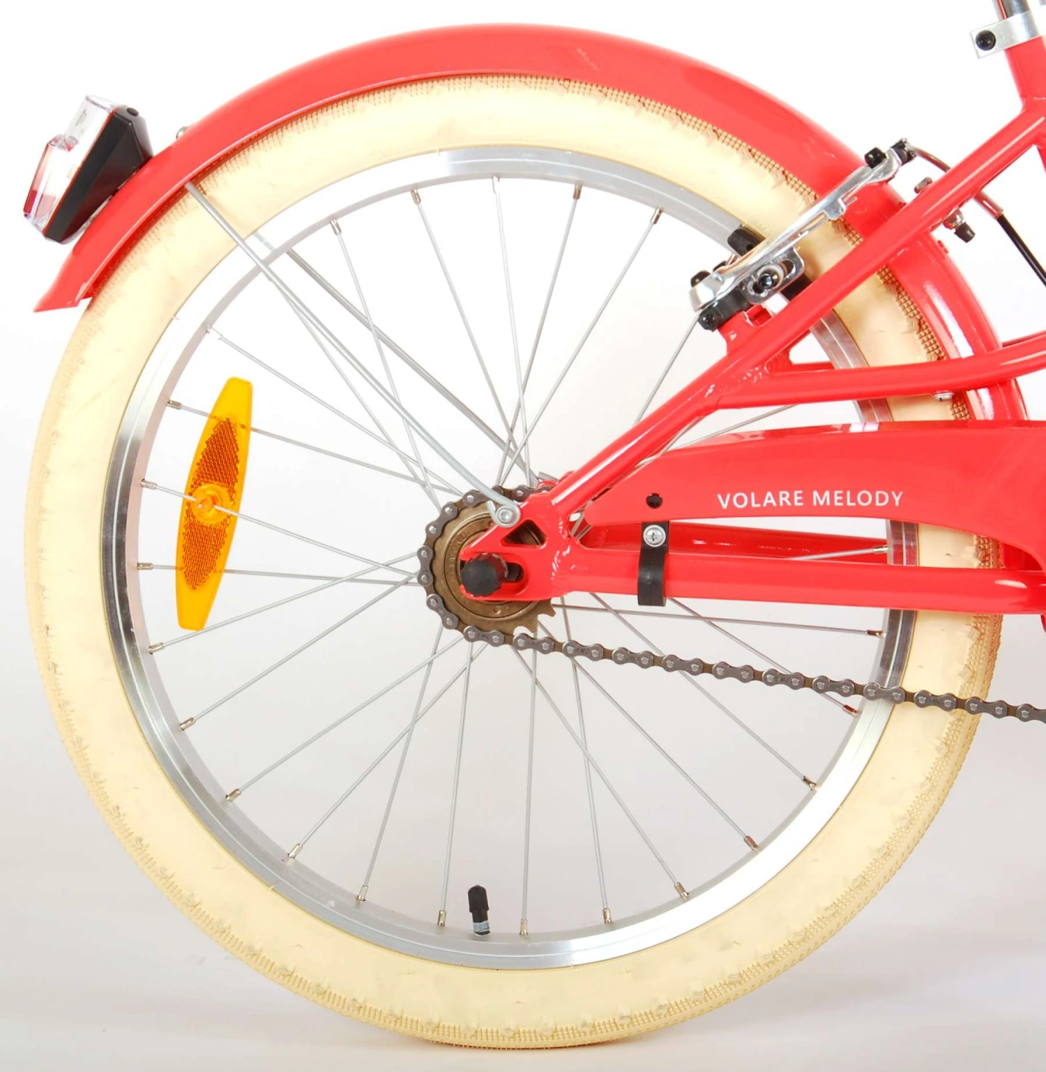 Volare Melody 20 Inch 30 Cm Girls Rim Brakes Red - Image 7