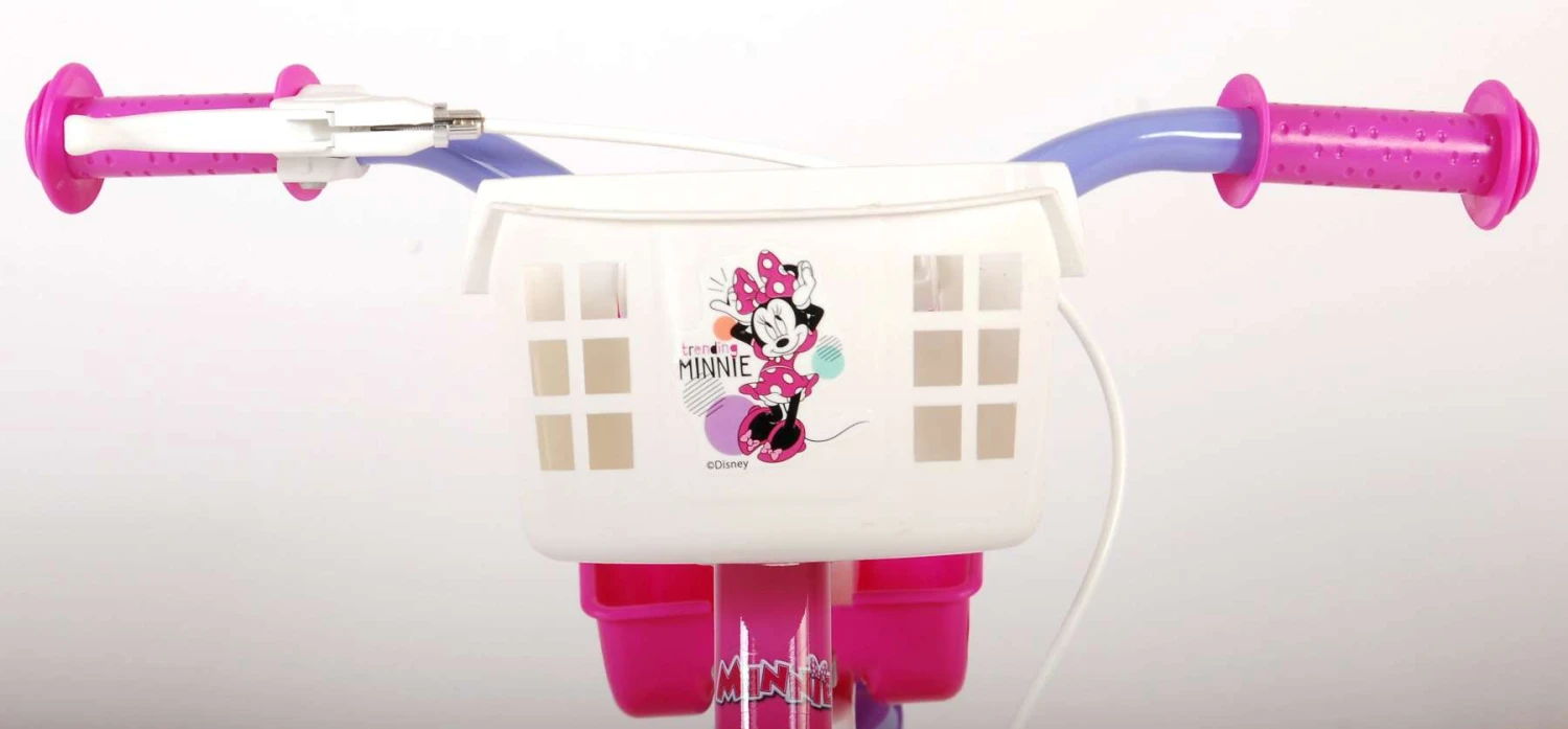 Volare Minnie Cutest Ever! 12 Inch 23 Cm Girls Coaster Brake Pink/Purple - Image 4