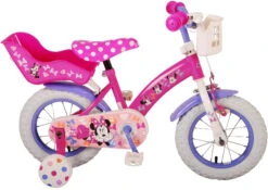Volare Minnie Cutest Ever! 12 Inch 23 Cm Girls Coaster Brake Pink/Purple