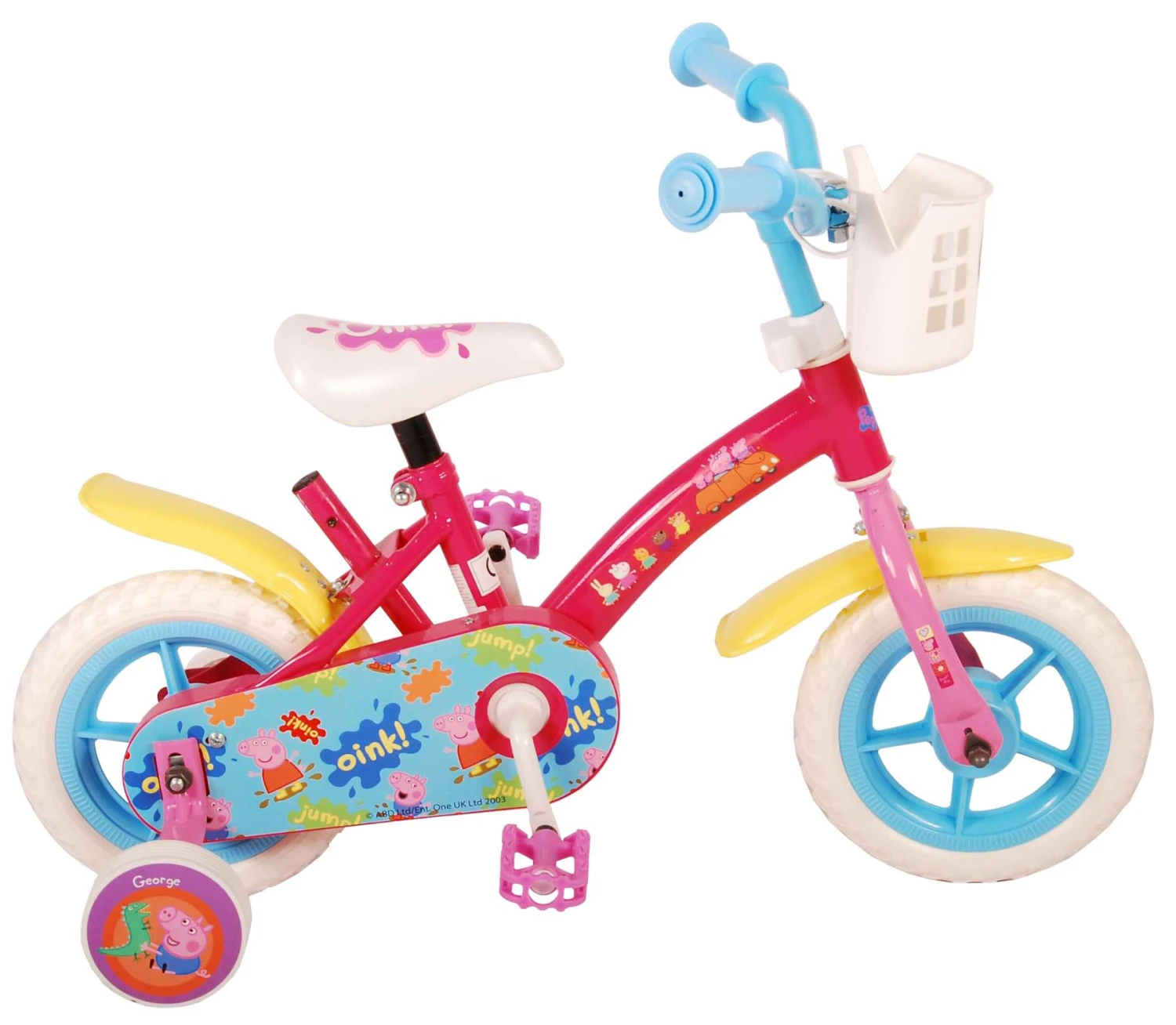 Nickelodeon Peppa Pig 10 Inch Girls Fixed Gear Pink/Blue