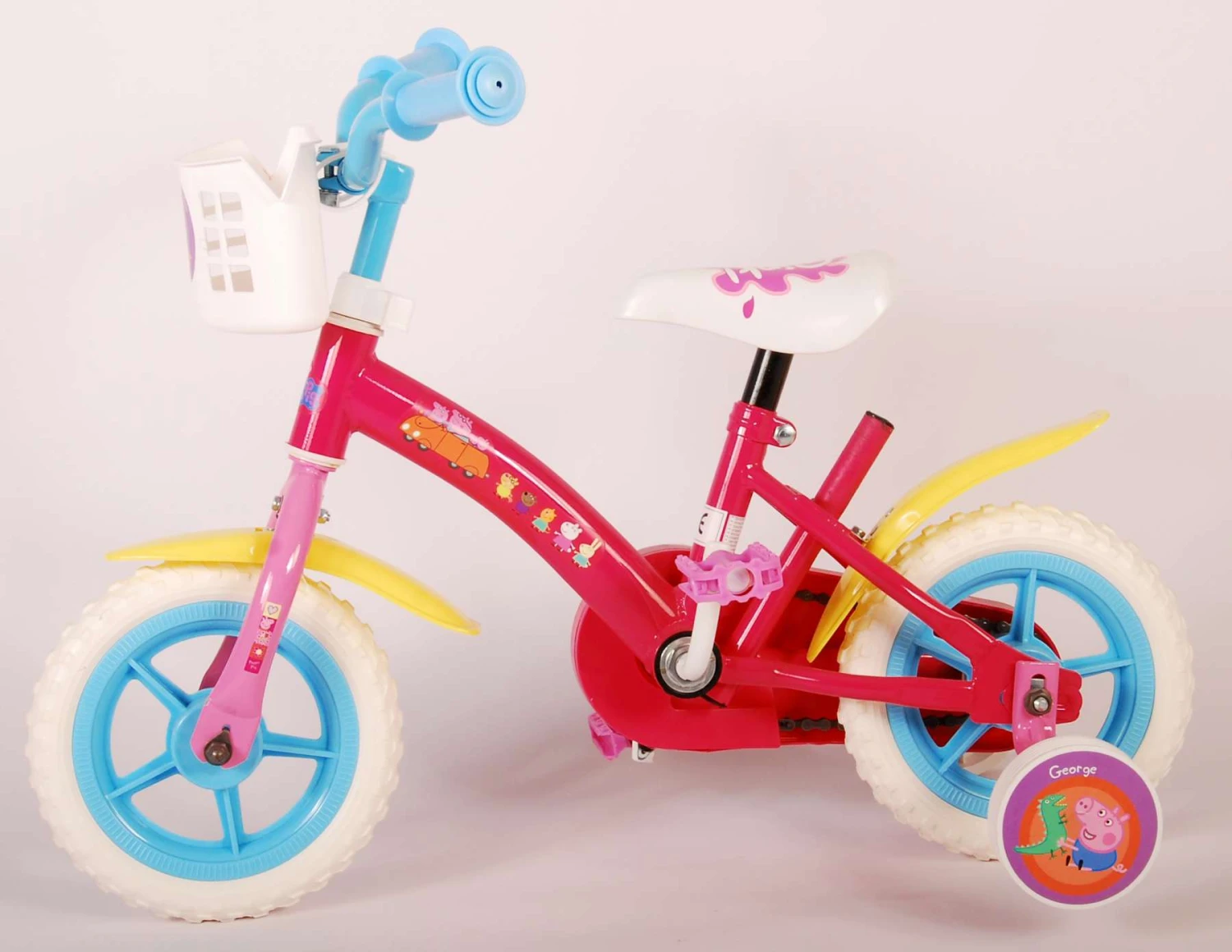Nickelodeon Peppa Pig 10 Inch Girls Fixed Gear Pink/Blue - Image 2