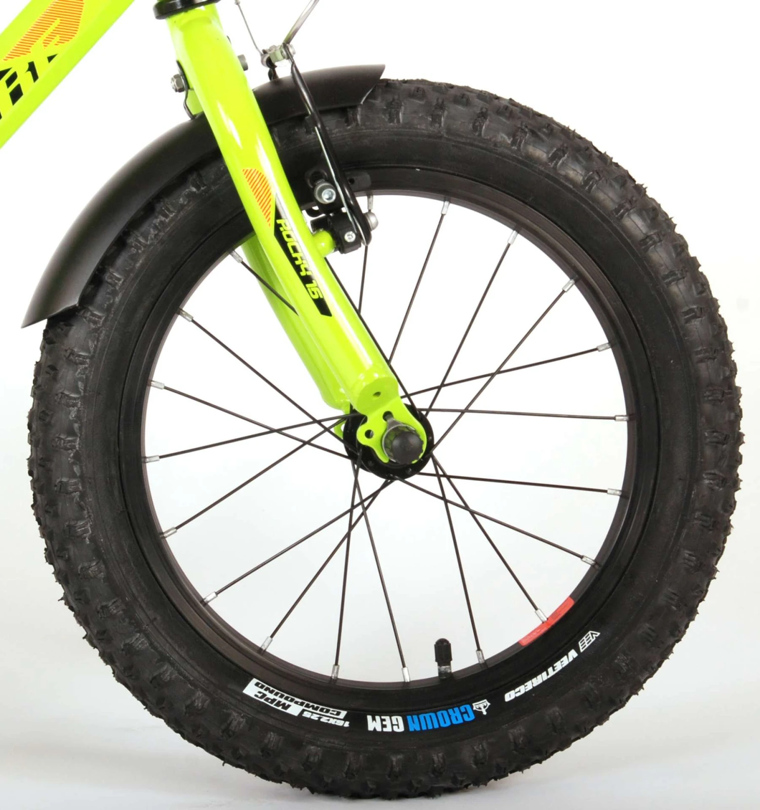 Volare Rocky 16 Inch 26 Cm Boys Coaster Brake Green/Black - Image 9