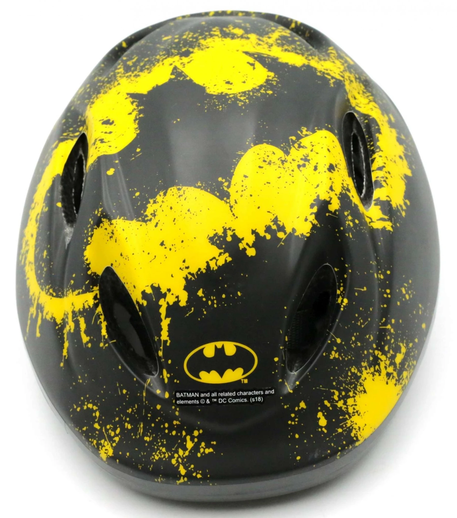 Volare Skate/bike Helmet Batman Junior 52-56 Cm Black/yellow - Image 2