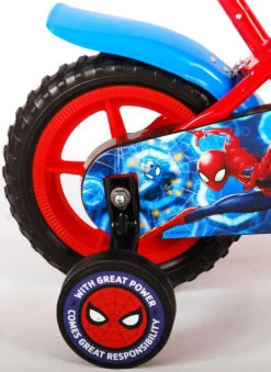 Marvel Spider-Man 10 Inch Boys Fixed Gear Red/Blue -Bicycle Promotion Shop volare spider man 10 inch 20 cm jongens doortrapper rood blauw 7 1017730 1667481143