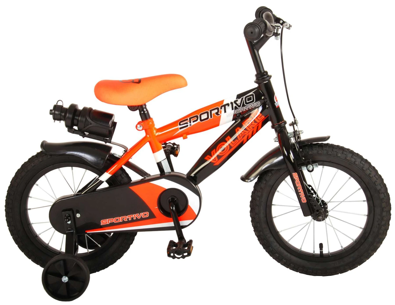 Volare Sportivo 14 Inch Boys Coaster Brake Orange/Black 1 Volare Sportivo 14 Inch Boys Coaster Brake Orange/Black