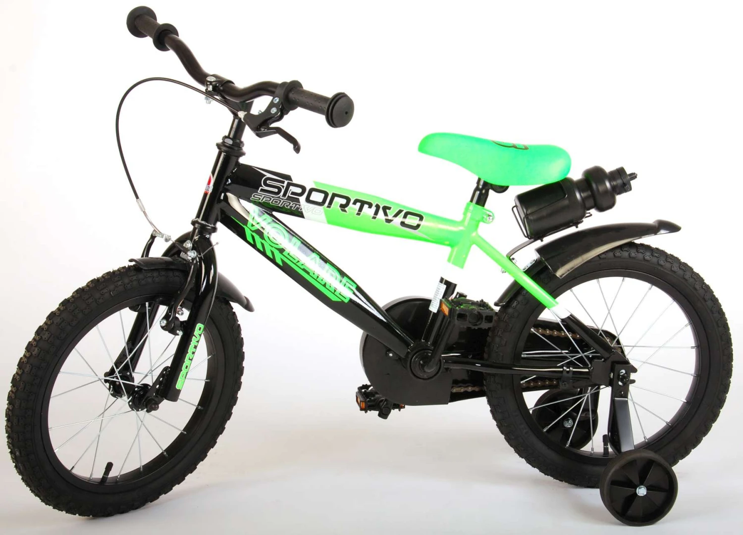 Volare Sportivo 16 Inch 27,5 Cm Boys Coaster Brake Green/Black - Image 3